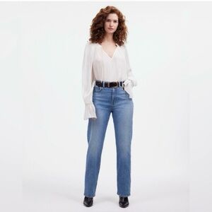 Madewell 90’s Curvy Straight Jean, Size 27